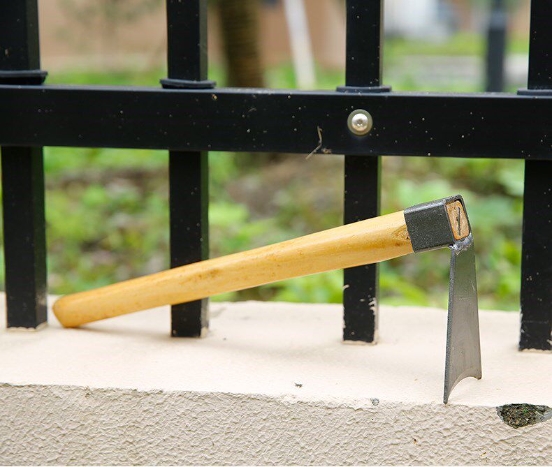 耐用松土器人工钉耙挖笋栽种铁锹锻打菜地园艺镐农用助头锄头全钢