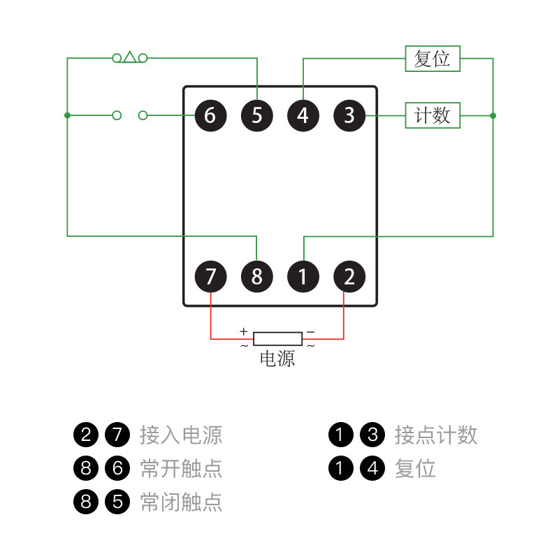 计数器数显dh48j8220v380v24v8脚送座质保3年预置电子时间继电器