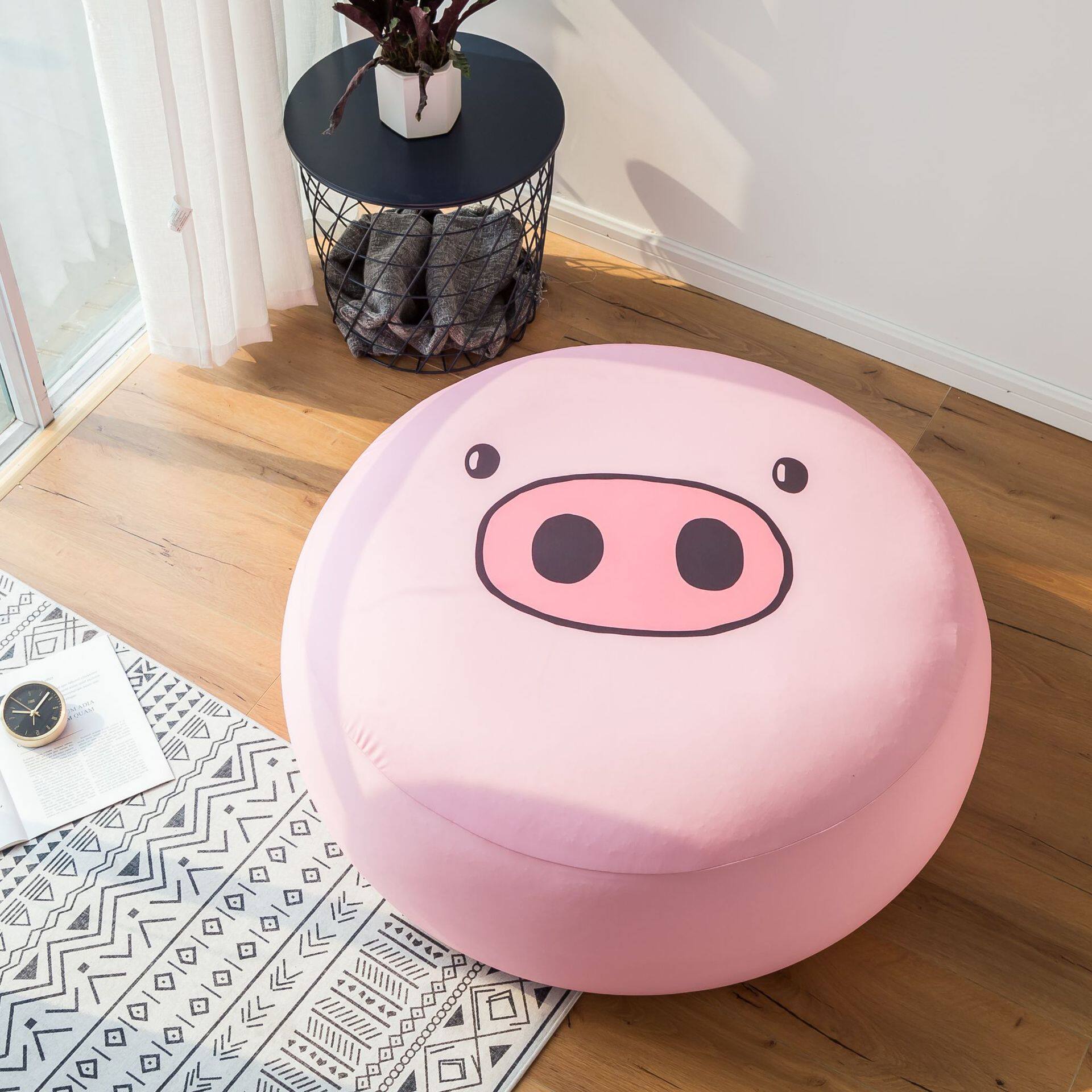 沙发懒人榻榻米座椅阳台躺卧填充颗粒飘窗豆袋懒人沙发