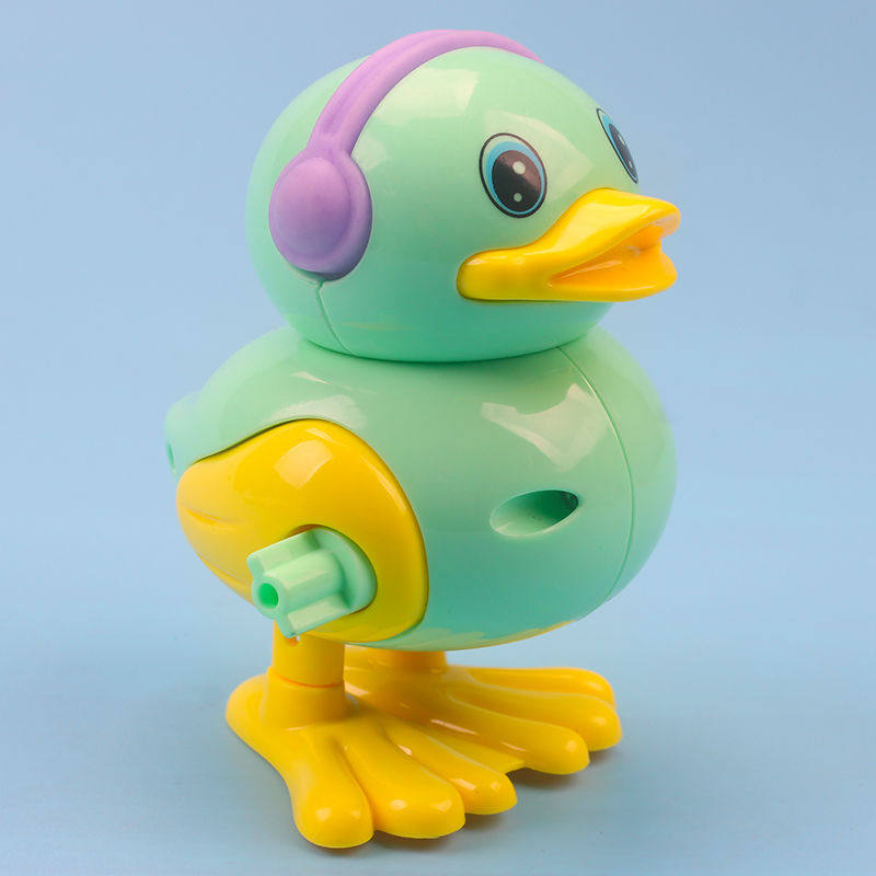 发条小鸭子小动动物上弦劲小玩具儿童怀旧小黄鸭发条玩具