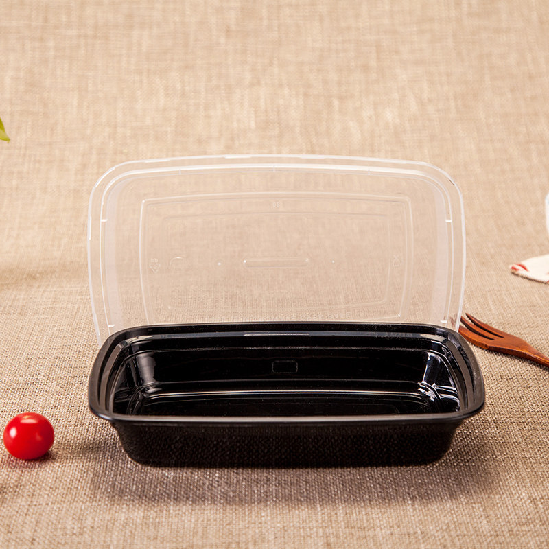 美式长方形一次性餐盒外卖打包f750mlf1000ml便当快餐盒一次性餐盒