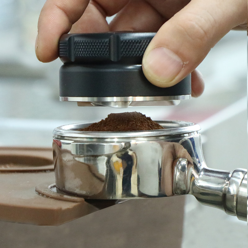 压粉不锈钢咖啡布粉器51mm马卡龙三浆58mm四浆家用配套器具