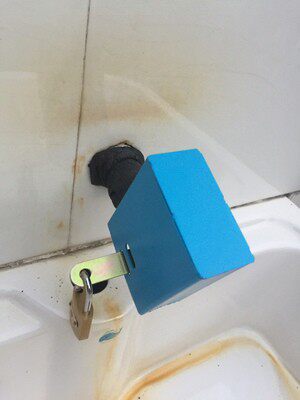 水管加长防盗锁方便场所室外型宝宝锁水龙头的盒子外挂户外安全