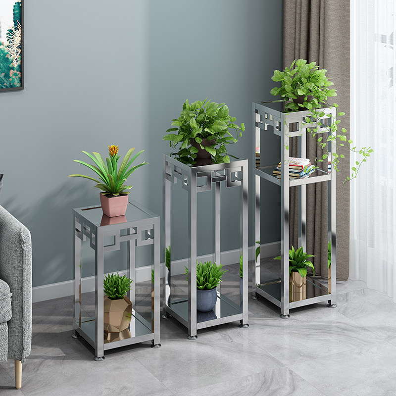 花架置物架花盆支架花架子阳台盆景落地不锈钢户外花架