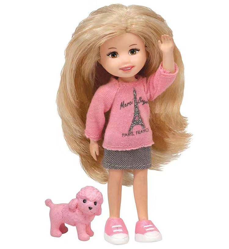 娃娃美国lilones迷你莉莉过家家口袋公仔女孩过家家玩具