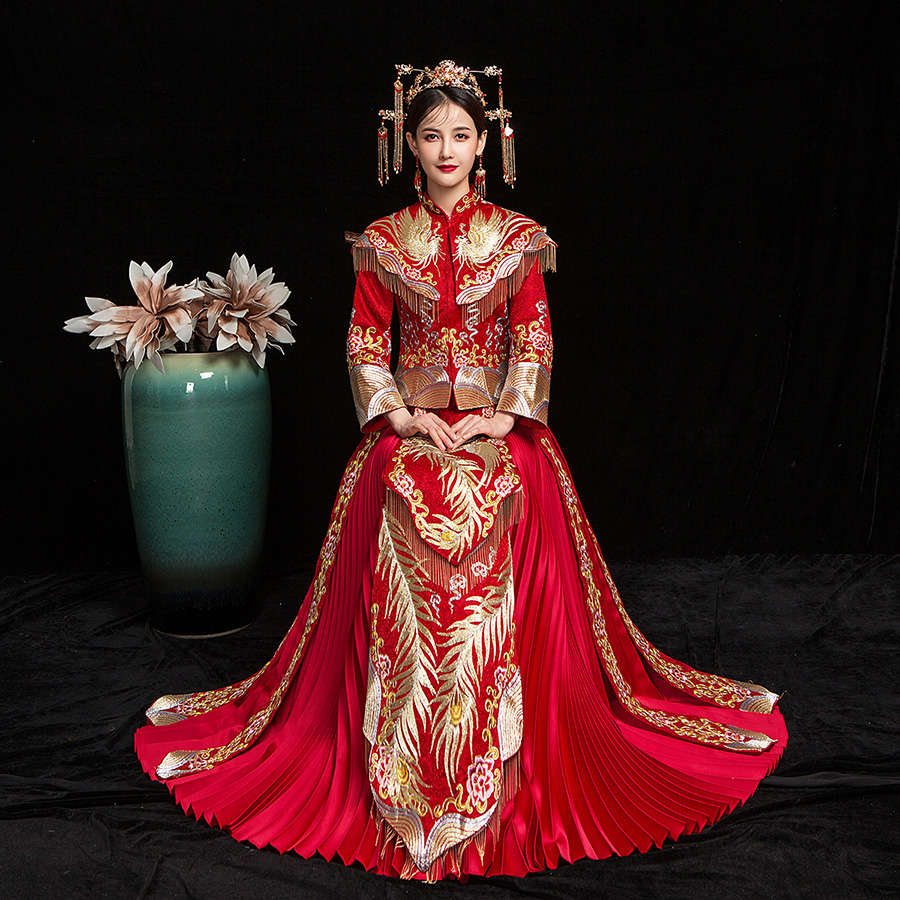 古代公主出嫁服饰图片