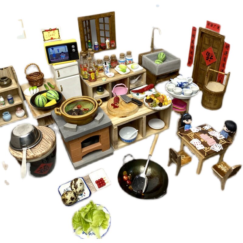 迷你厨房真煮全套网红食玩儿童烧饭烹饪可吃真实版小灶台厨具能做