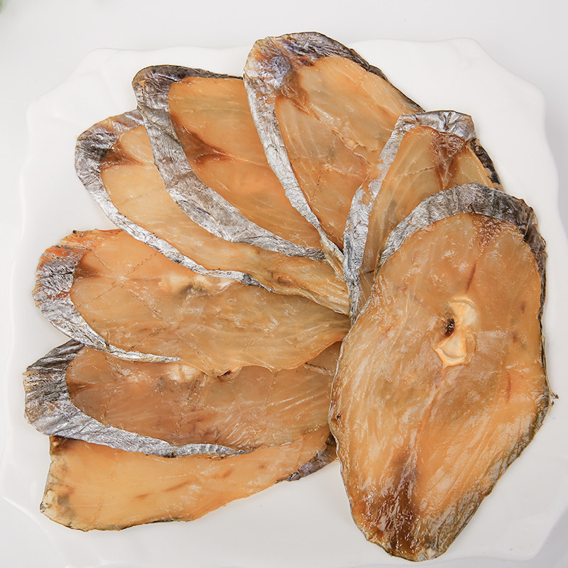 渔船咸鲅鱼干500g马鲛鱼片咸鱼海鲜干货腌制鱼干