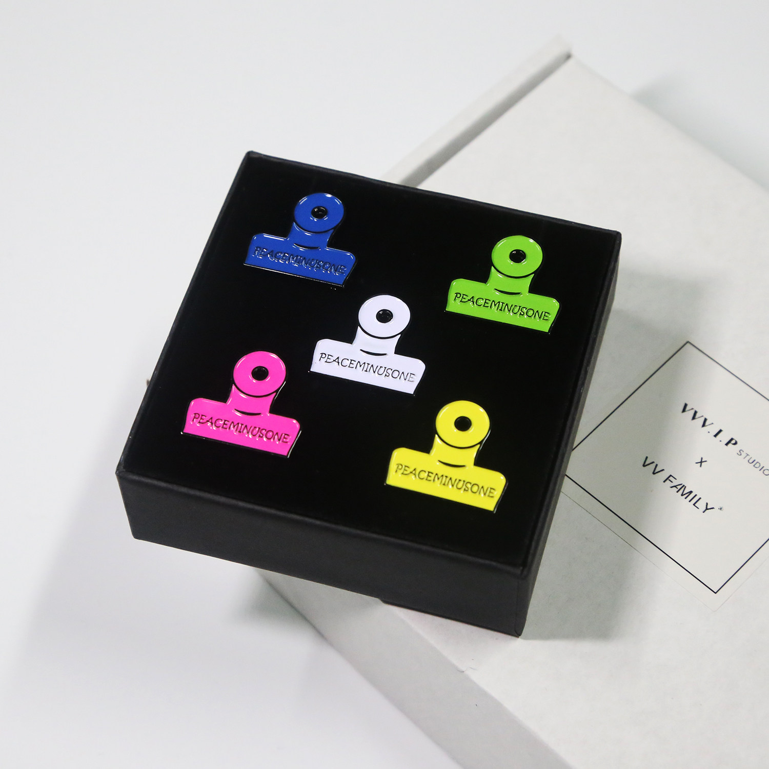 vvfamily自制pmo夹子字母权志龙gd同款ins胸针