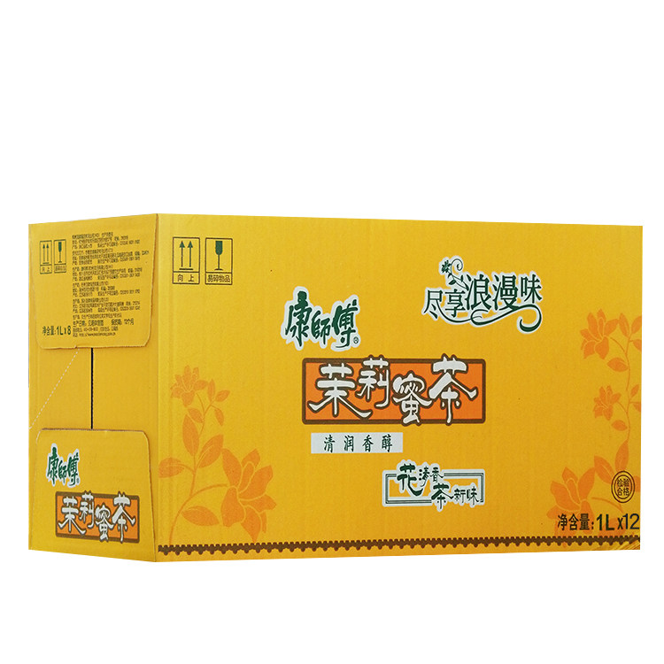 全新新货康师傅茉莉蜜茶1l12瓶整箱大瓶蜂蜜茶饮料