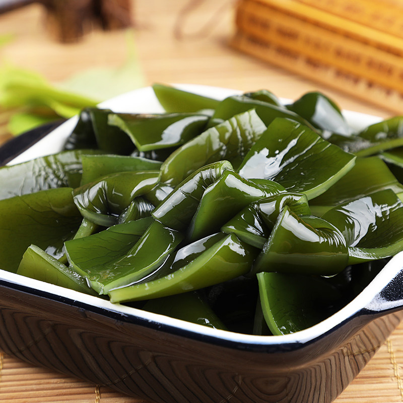 大型5斤盐渍海带扣海带新鲜半干干货特级厚脆海带