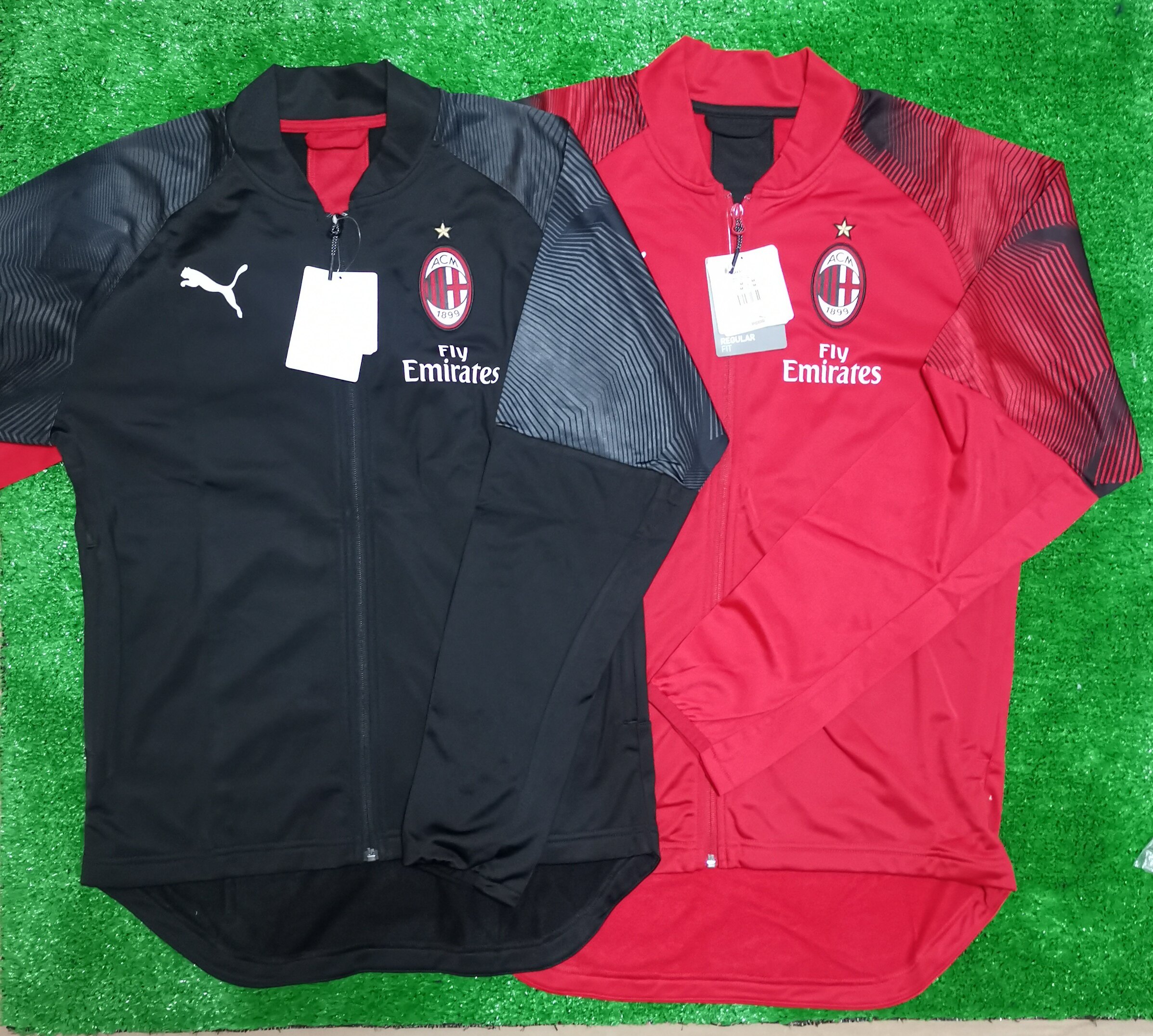 puma彪马官方ac米兰男子足球运动外套训练运动茄克