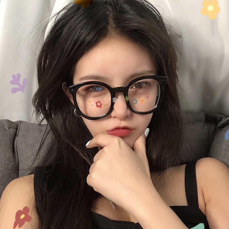 眼镜gm超大黑框女网网红素颜装饰镜韩版护目眼镜架