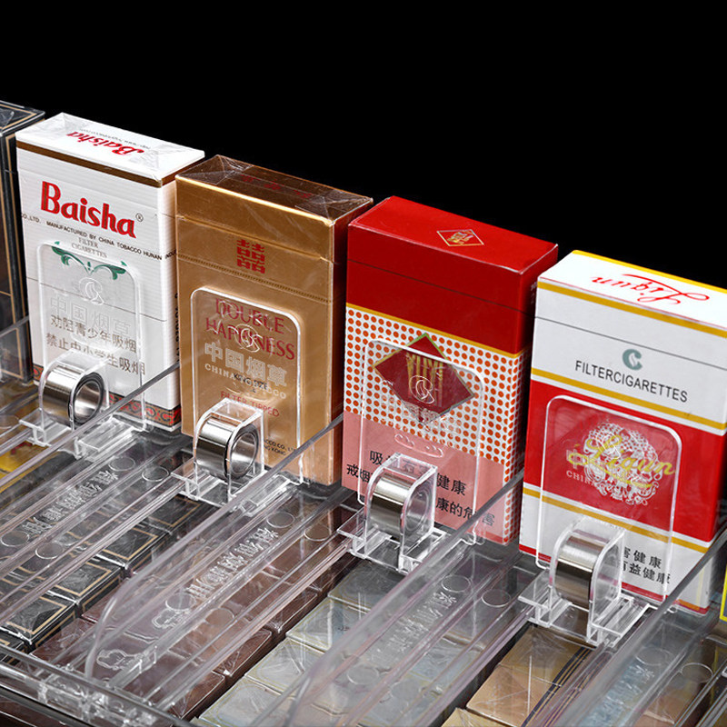 烟架推进烟器超市便利店亚克力挂墙式烟架子展示架超市货架