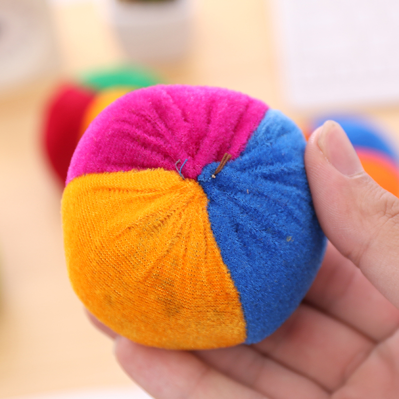 沙包儿童幼儿园手工沙袋球形儿童玩具健身运动玩具沙包