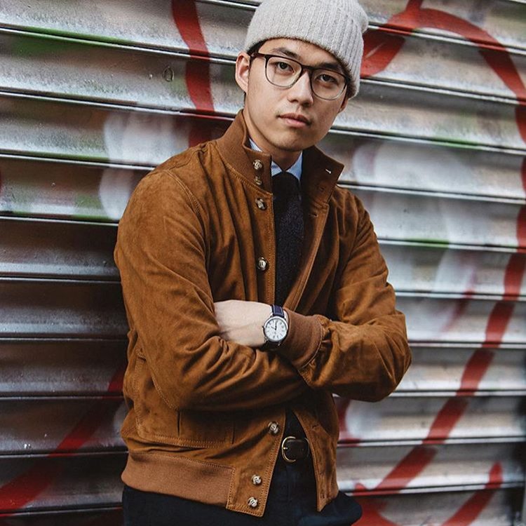 经典A-1飞行夹克 复古BomberJacket美式工装立领麂皮绒春秋外套男
