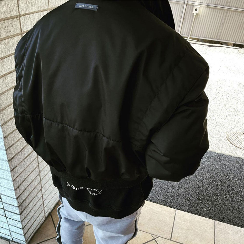 fog外套立领拉链美式高街重磅宽松潮牌冬季夹克