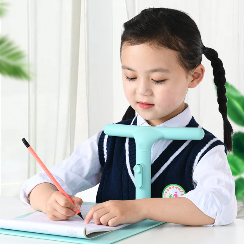 坐姿小孩子保护器视力神器低头驼背正姿作业写作视力保护器
