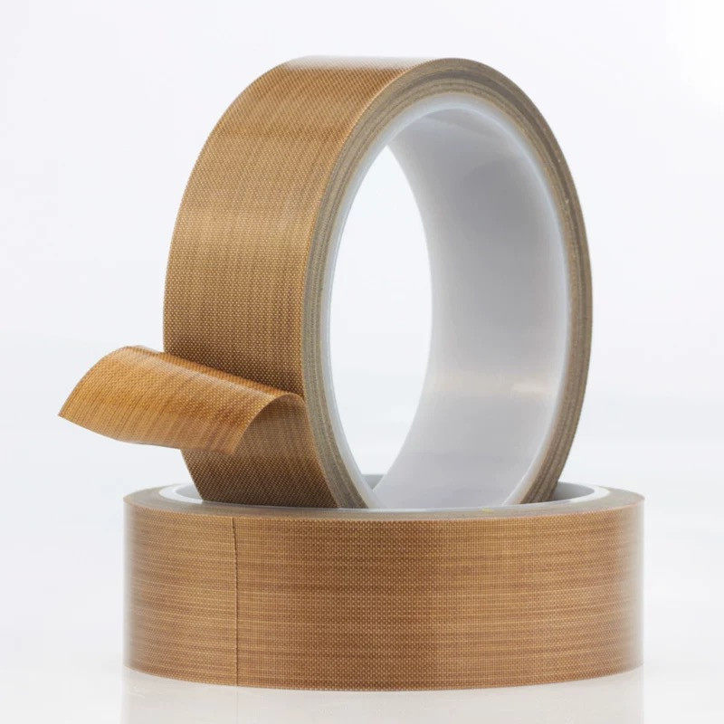 特氟包装防静电咖啡色耐磨温布耐高温耐高封口布包装特氟龙胶带