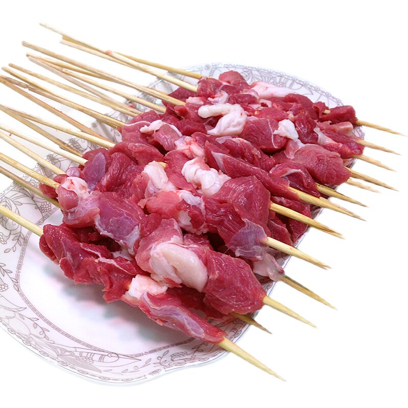 新疆品大牛羊肉牛街清真冷冻新鲜商用半成羊肉串羊肉串