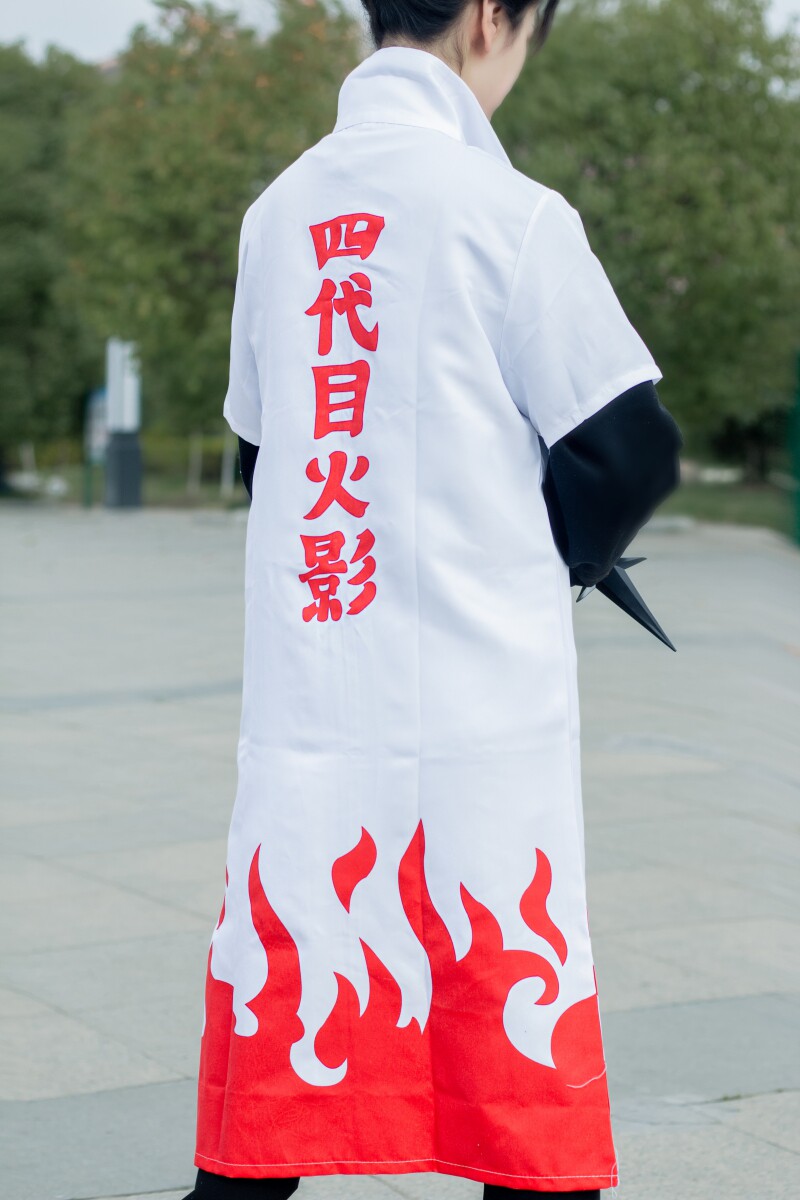 动漫火影忍者四代目披风组织衣服波风水门cosplay服装动漫t恤