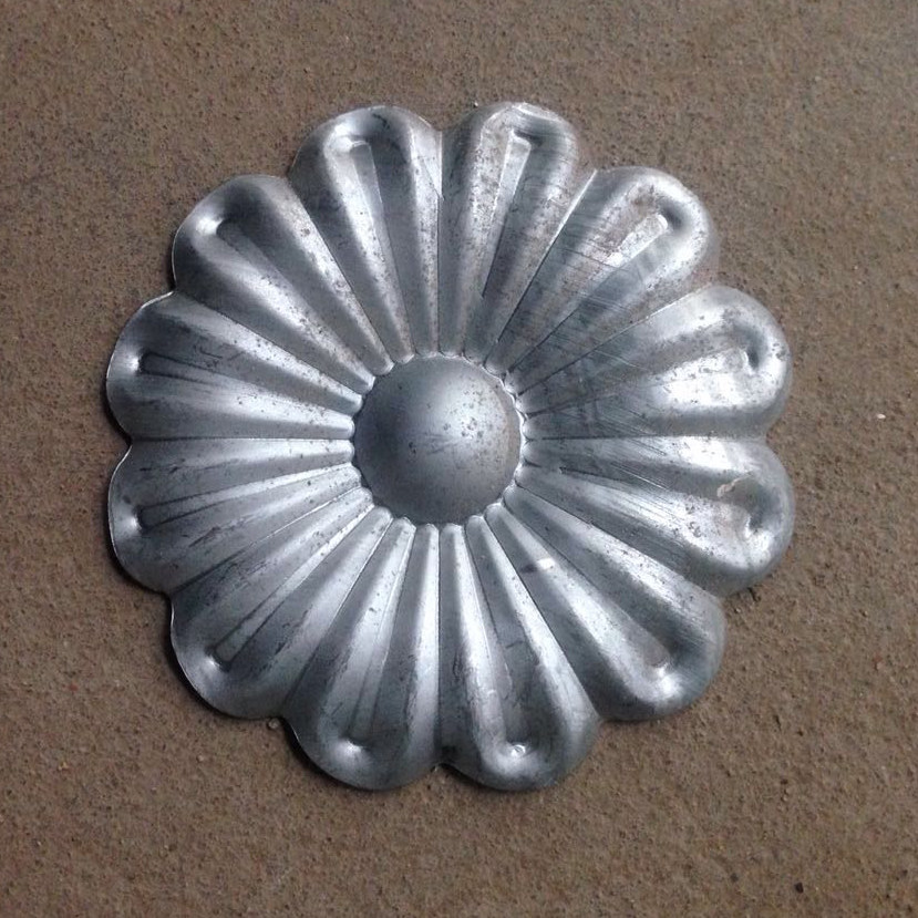 铁艺2021叶配件护栏花叶铁花2件楼梯冲压艺花铁艺定制