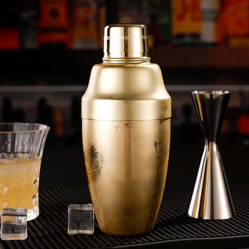 调酒酒器传统三段式不锈钢美式酒壶雪克壶工具摇壶调酒器