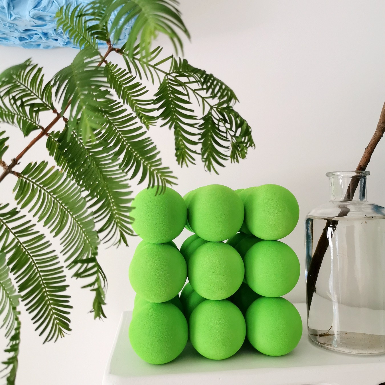 blueball小众现代简约艺术3d立体几何装饰摆件克莱因小球摆件