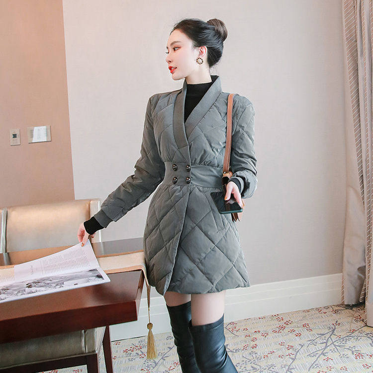 羽绒棉服中长款棉衣服女2020新款棉袄女装冬天外套女潮ins秋冬