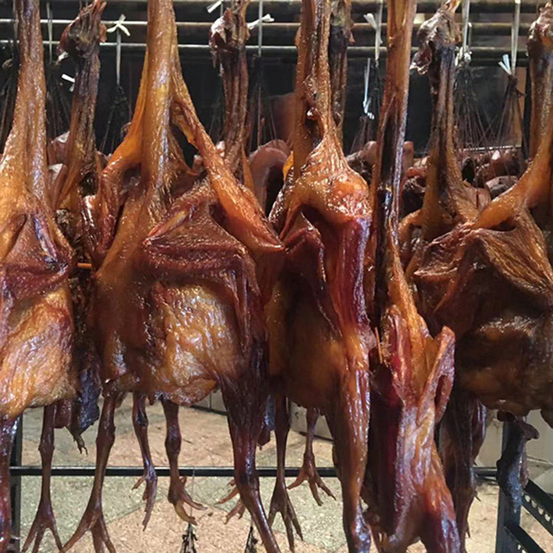湖南农家特产米糠烟熏腊鸡900g顾家婆鲜腊味坛子菜蒜蓉剁辣椒包邮