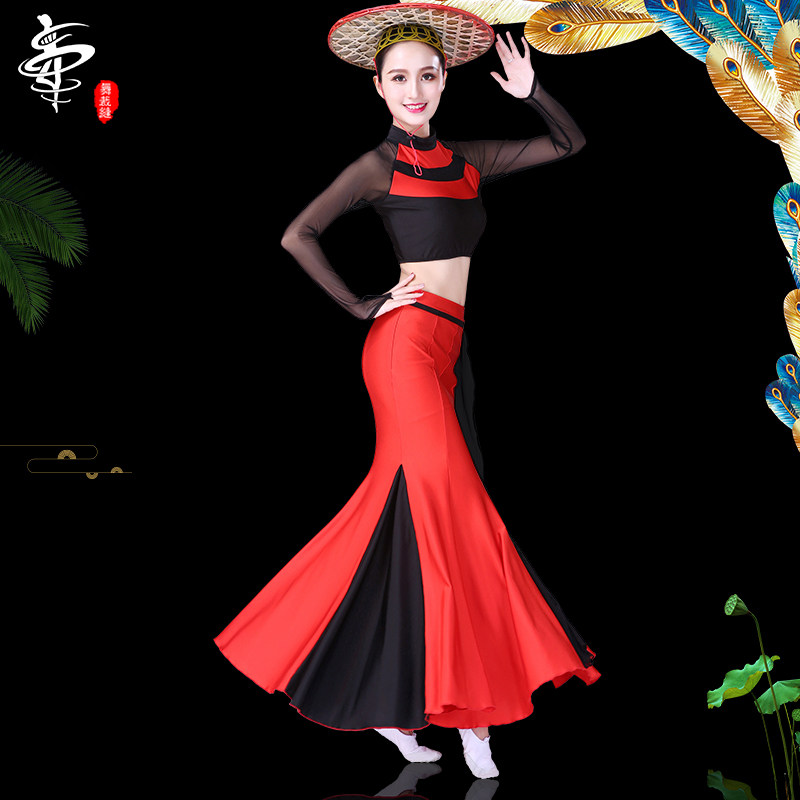 舞蹈裁缝世界女子群舞山灵傣族演出演出服服装民族服装