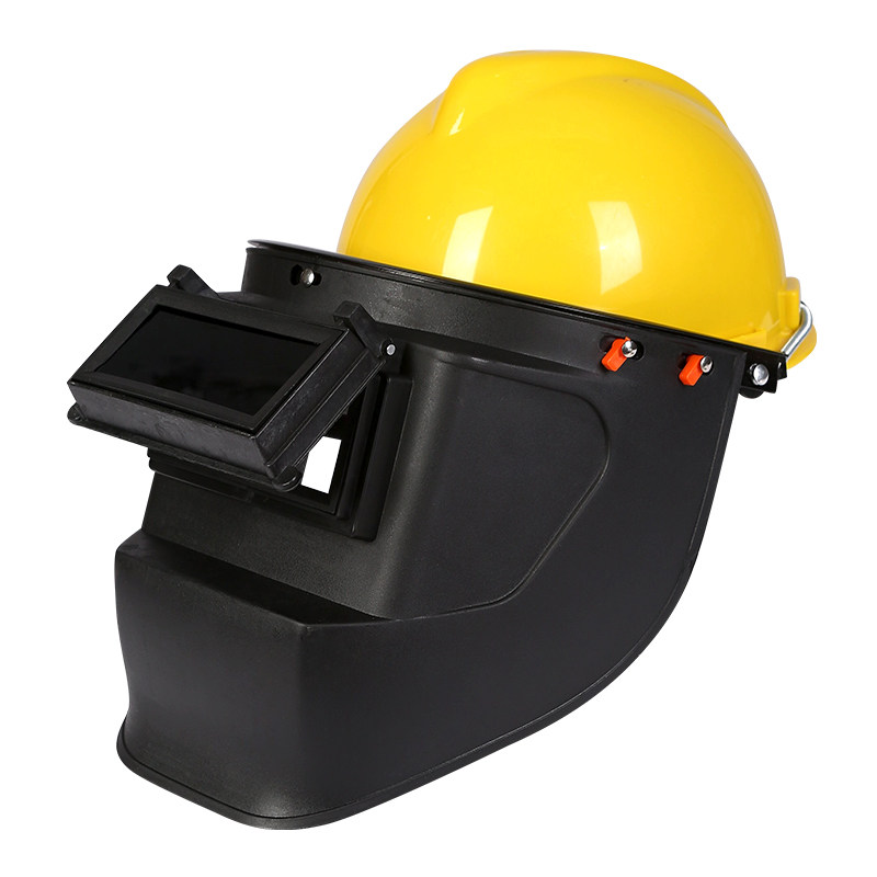 面罩电焊安全帽支架高空氩弧焊接焊工帽防烤脸防护面具