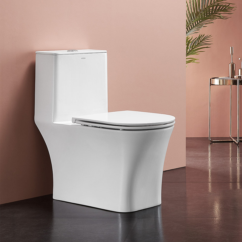 箭牌虹吸式抽水马桶家用卫生间陶瓷防臭连体坐便器ae1182ab1183