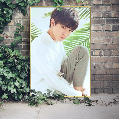 品都 王俊凯明星diy数字油画手工填色家居客厅卧室酒店装饰画挂画活动