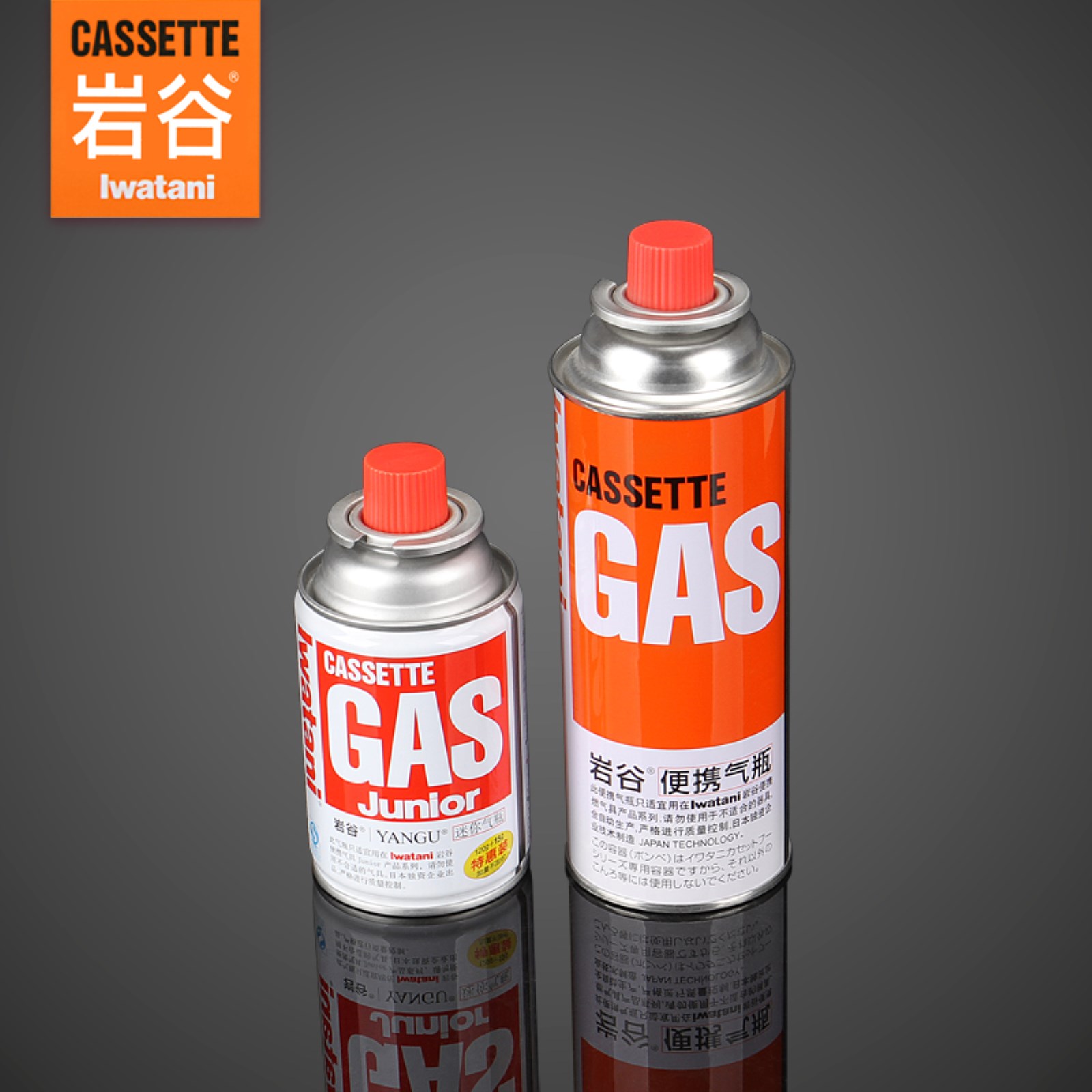 岩谷品牌户外卡式炉专用便携气瓶野炊灶具液化气罐防爆瓦斯燃气炉