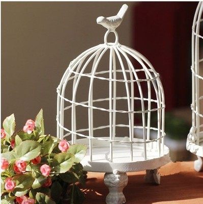 铁艺鸟笼装饰艺花婚庆摆设影楼橱窗摆件摄影摆件