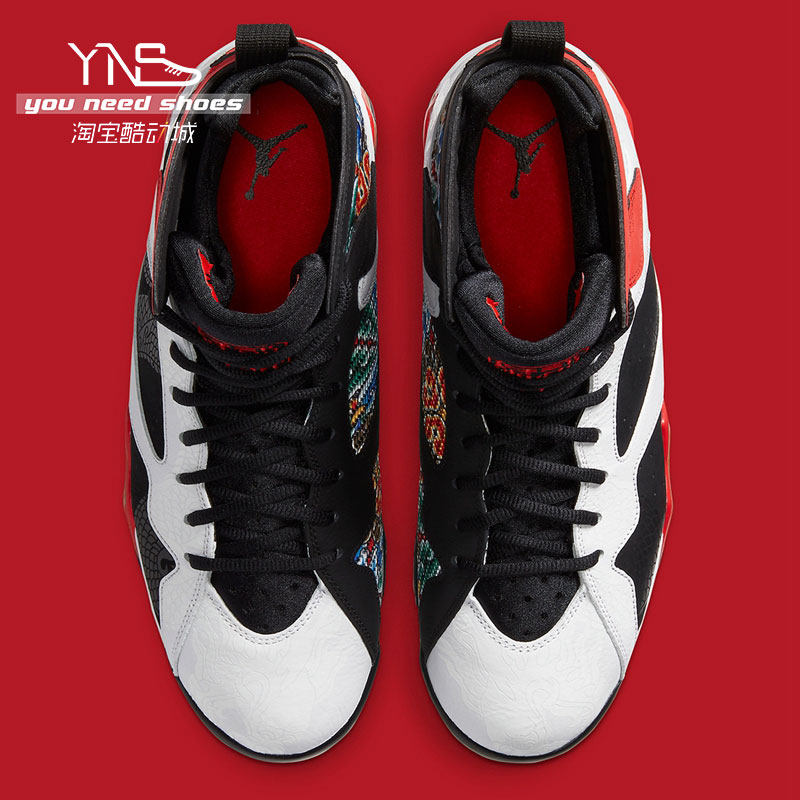 油腻airjordanaj7紫禁之巅中国祥云夜光男女篮球鞋