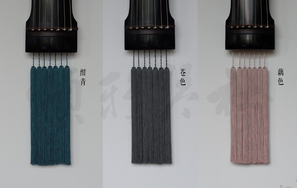 古琴勾头传统预订流苏回笼真丝手工古法雅琴流苏