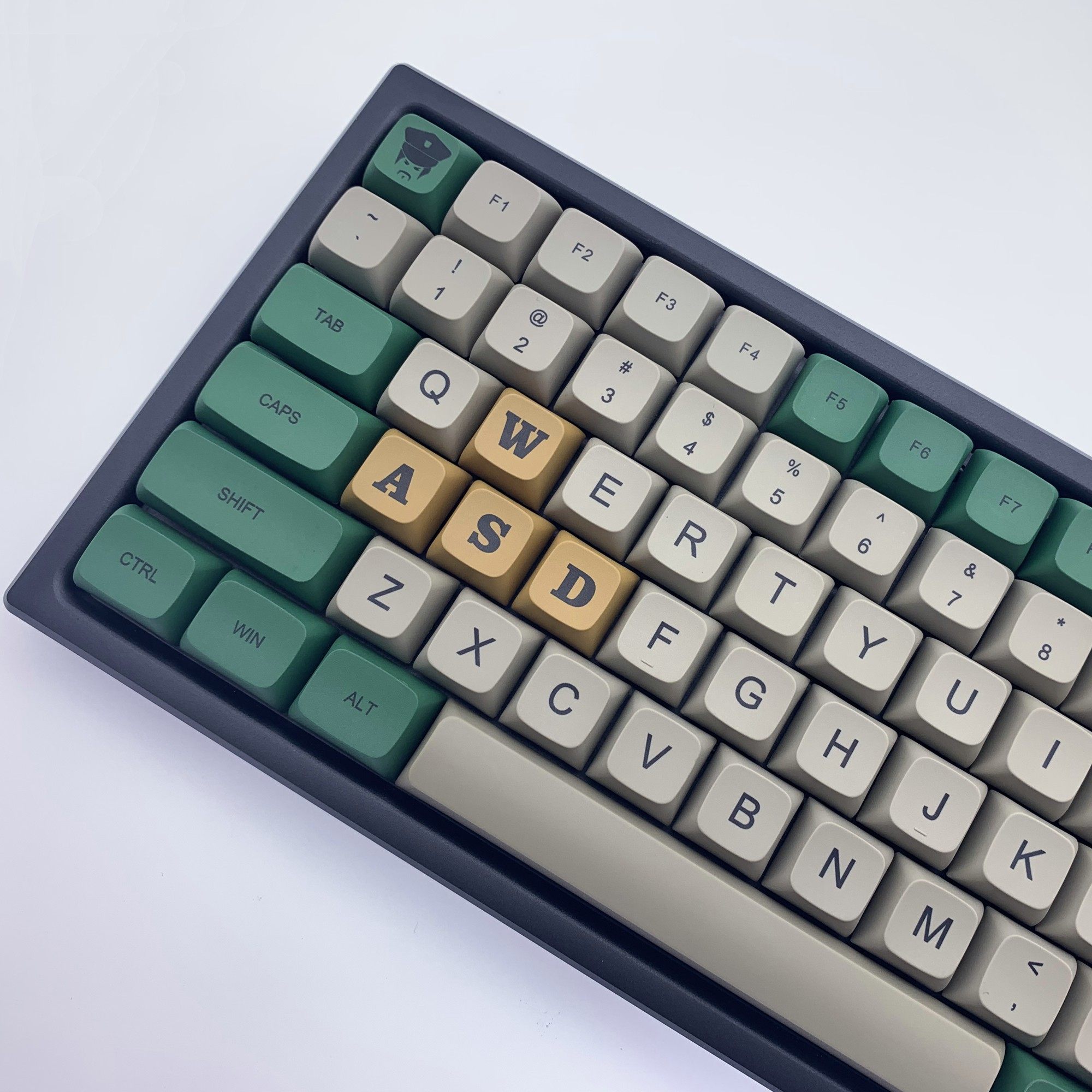 突击gh60复古键帽主题键盘机械pbt升华热升键盘