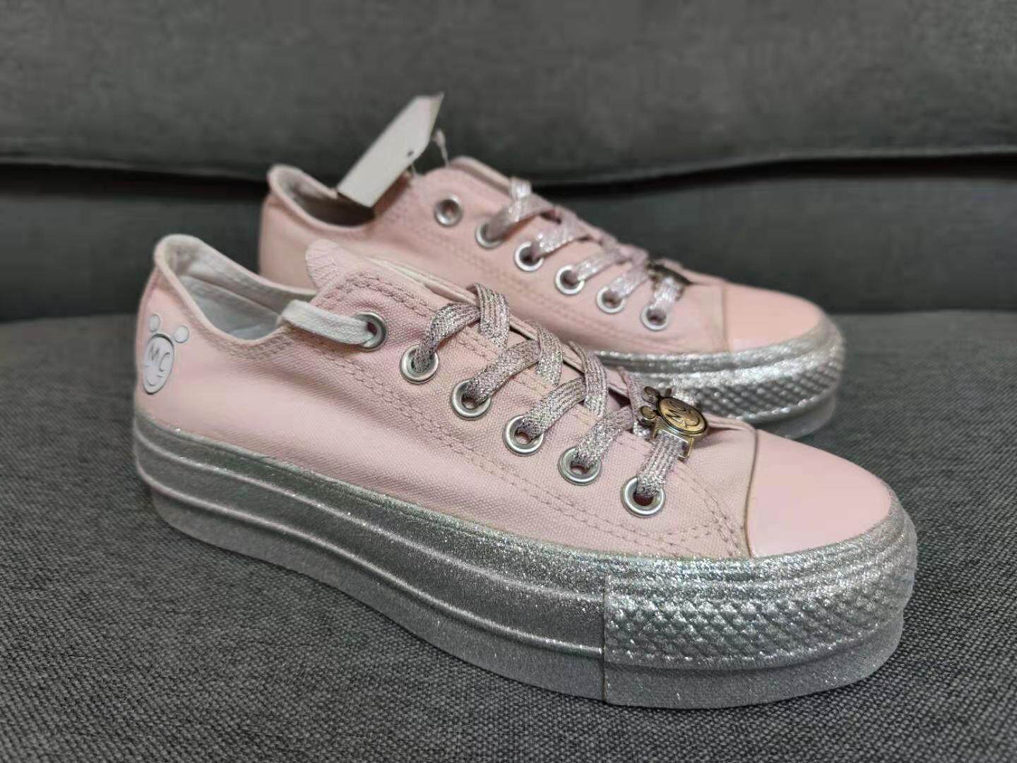 匡威mileycyru麦莉联名松糕鞋增高帆布鞋562237562251帆布鞋