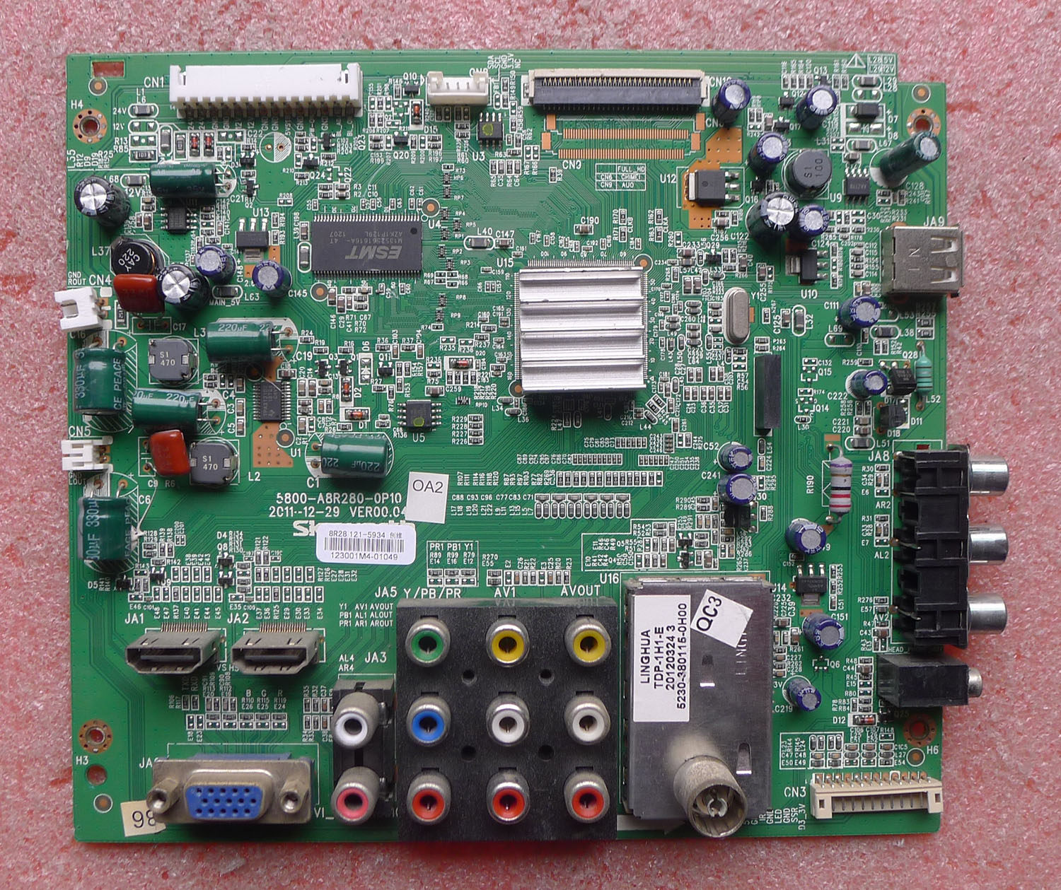 原装创维32m55hm32e55he32e5bhm主板5800-a8r280-0p10配屏可选排线