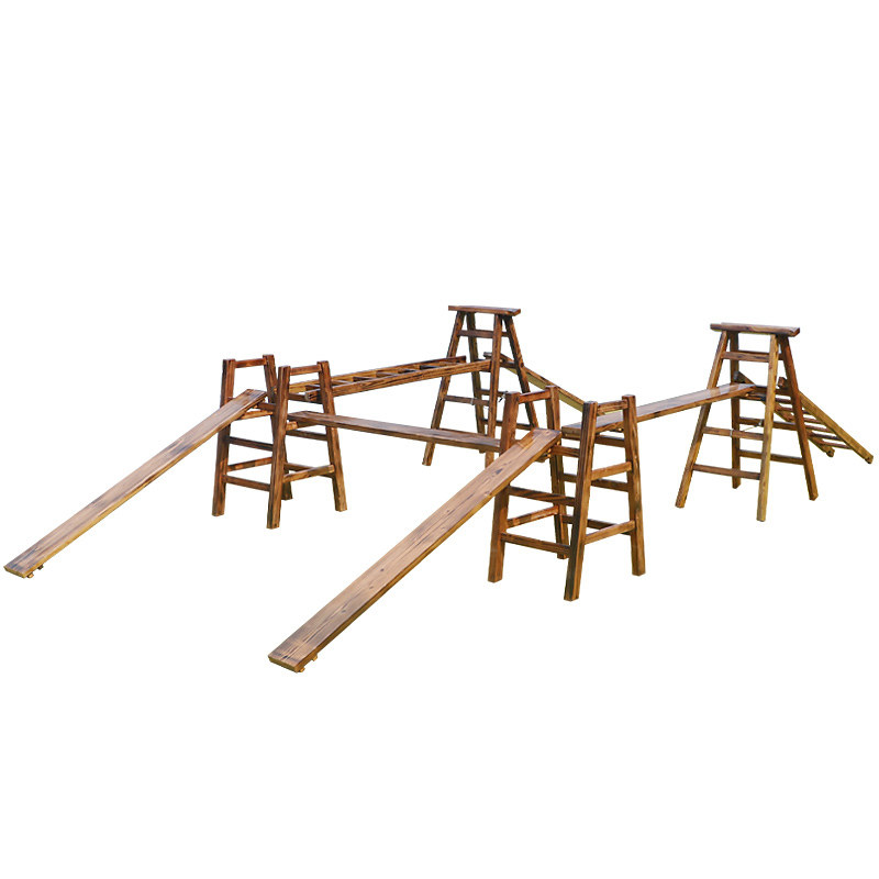 幼儿园户外儿童安吉游戏攀爬登架人字梯体能训练感统训练器材