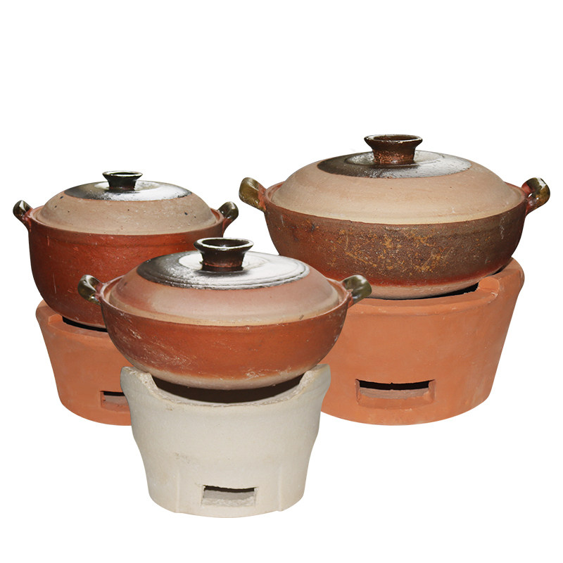 瓦锅美味世家酒精炉木炭炉双用瓦煲明火炖煲煲汤砂锅