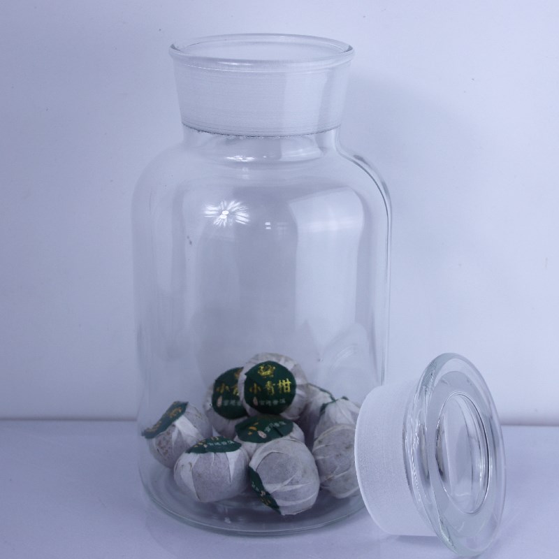 密封玻璃瓶食品茶叶罐子储物带盖瓶子玻璃广口密封罐