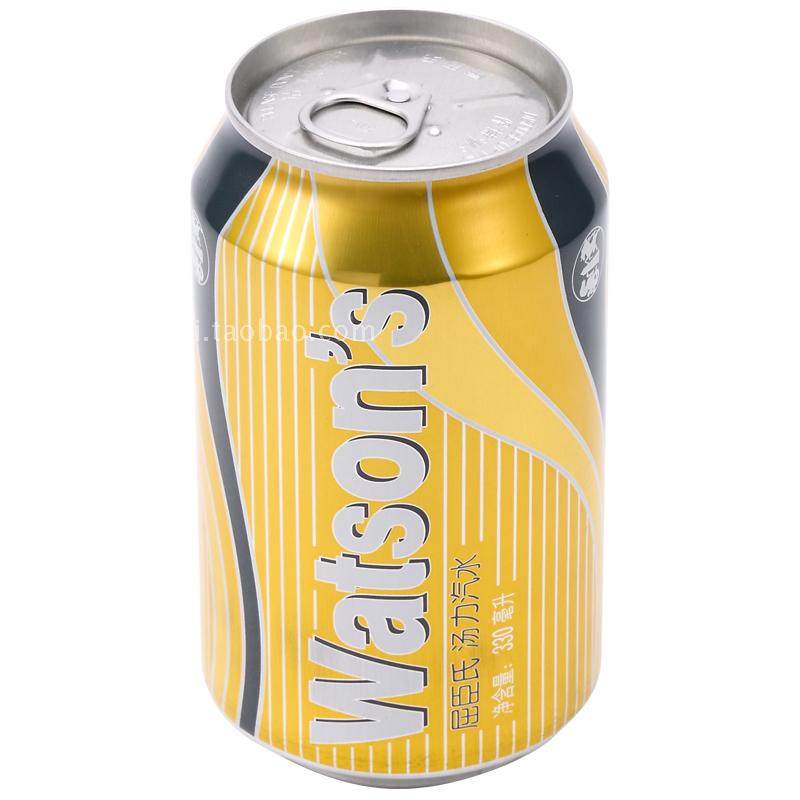 屈臣氏汤力水330ml*24罐 汤力汽水饮料苏打水鸡尾酒配料整箱