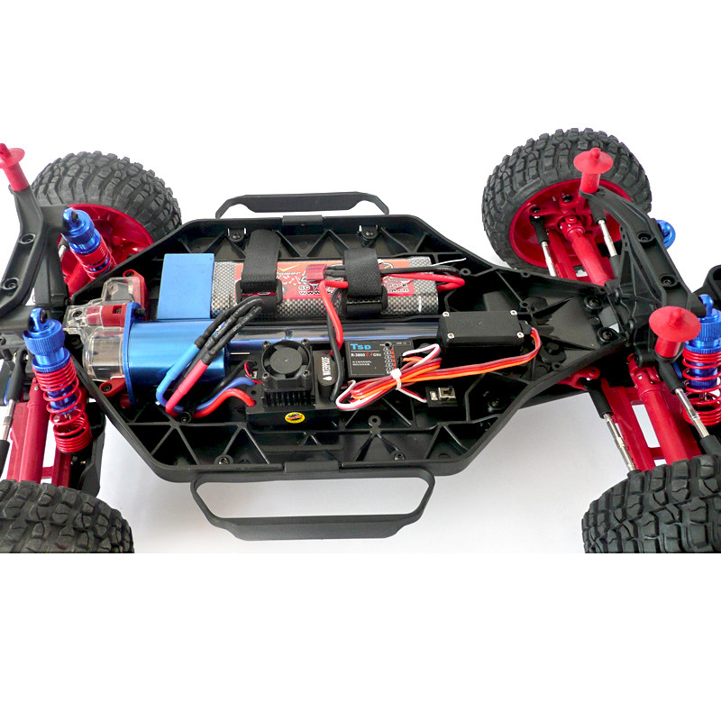 雷魔remo1:10短卡高速遥控车四驱越野赛车无刷空车架专业rc模型