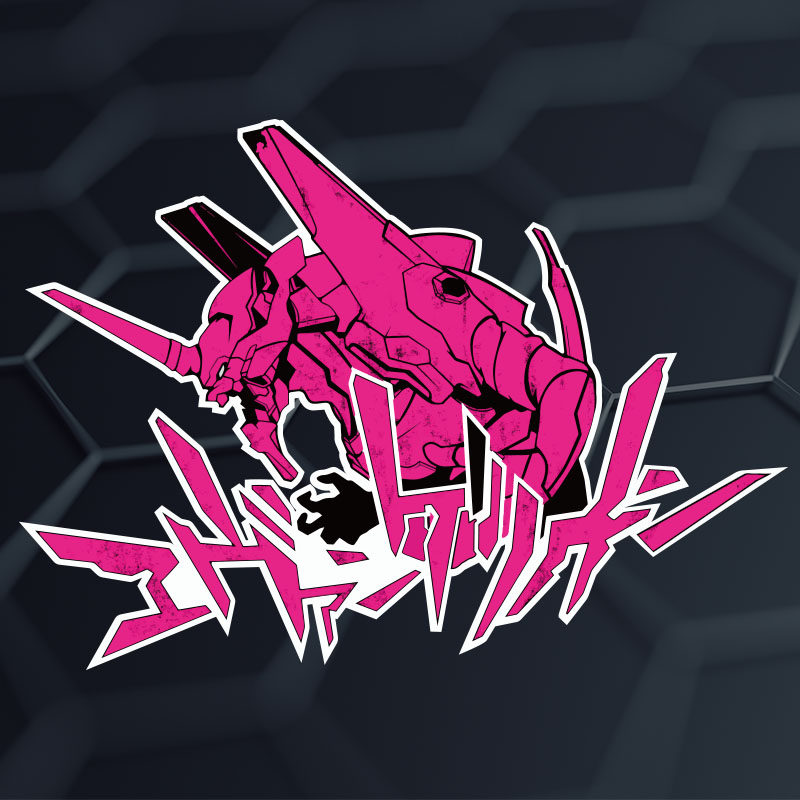 日本新世纪福音战士黑暗之魂eva卡通动漫nerv汽车装饰贴