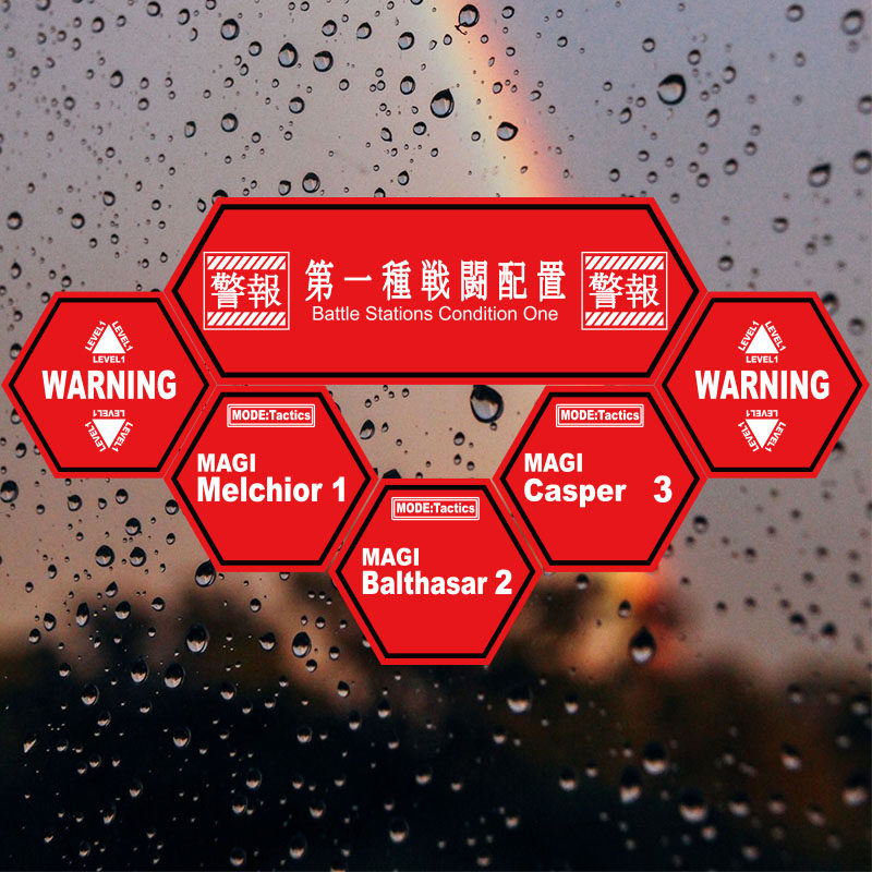 新世纪福音战士警戒eva动漫卡通车身汽车贴纸贴画汽车装饰贴