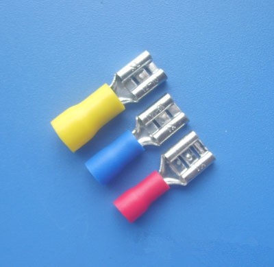 fdd1250母预绝缘冷压端子插簧汽车接插件1000只接线端子接线端子