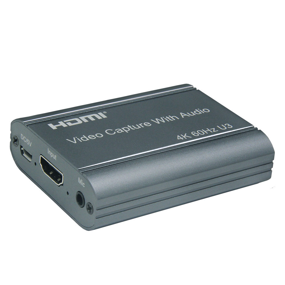 采集usb30hdmi采集卡卡带音频麦克风输入4k60hzu3图文信息